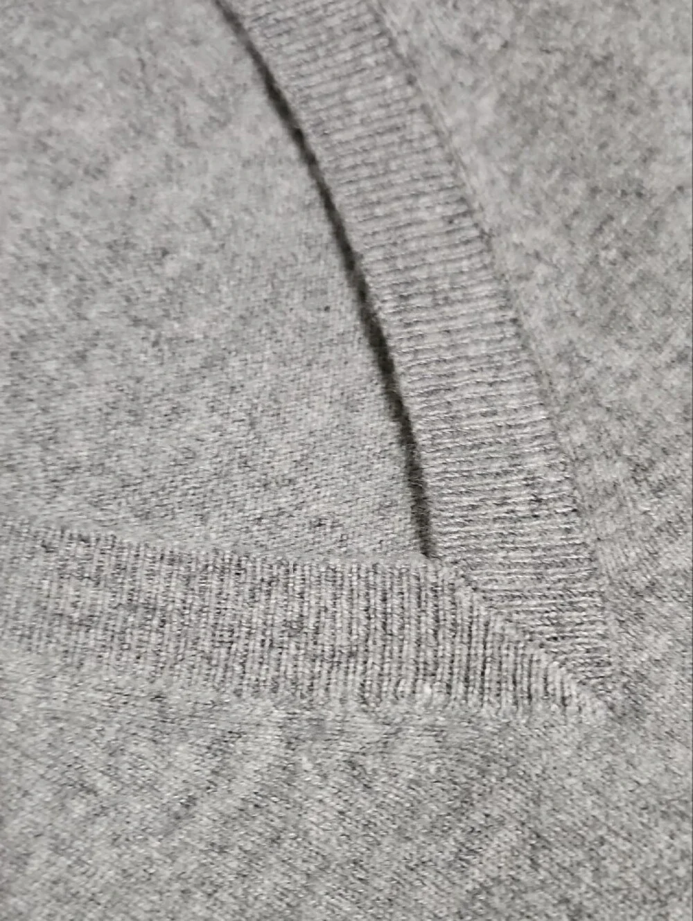J. Crew Gray V-Neck Sweater Vest